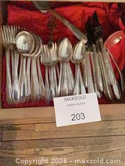 MaxSold Auction: Silver-Plated Ornate Floral Handle Flatware - Los Angeles (California, USA) PARTNER MANAGED Downsizing Online Auction - Sapphire Drive