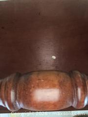 MaxSold Auction: Small Mahogany Wood and Glass Curio Display Cabinet - Los Angeles (California, USA) PARTNER MANAGED Downsizing Online Auction - Sapphire Drive