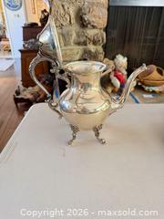 MaxSold Auction: Victorian Silver Plated Tea and Coffee Set with Tray - Los Angeles (California, USA) PARTNER MANAGED Downsizing Online Auction - Sapphire Drive