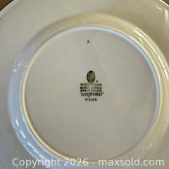 MaxSold Auction: Wedgwood Ashford Bone China Set, Floral Pattern with Gold Rim - Los Angeles (California, USA) PARTNER MANAGED Downsizing Online Auction - Sapphire Drive
