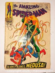 MaxSold Auction: 1968 Amazing Spiderman #62 comic - Ottawa (Ontario, Canada) SELLER MANAGED Downsizing Online Auction - Farmington Avenue