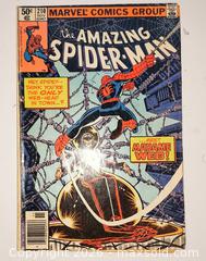 MaxSold Auction: 1980 Amazing Spiderman #210 comic, KEY: 1st Madame Web - Ottawa (Ontario, Canada) SELLER MANAGED Downsizing Online Auction - Farmington Avenue