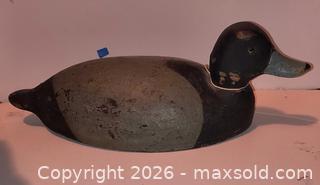 MaxSold Auction: EARLY Antique wooden duck decoy - Ottawa (Ontario, Canada) SELLER MANAGED Downsizing Online Auction - Farmington Avenue