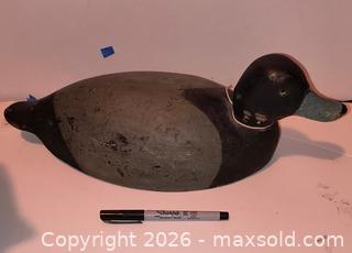 MaxSold Auction: EARLY Antique wooden duck decoy - Ottawa (Ontario, Canada) SELLER MANAGED Downsizing Online Auction - Farmington Avenue