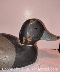 MaxSold Auction: EARLY Antique wooden duck decoy - Ottawa (Ontario, Canada) SELLER MANAGED Downsizing Online Auction - Farmington Avenue