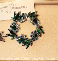 MaxSold Auction: lovely Vintage Sherman set: brooch and earrings.  - Ottawa (Ontario, Canada) SELLER MANAGED Downsizing Online Auction - Farmington Avenue