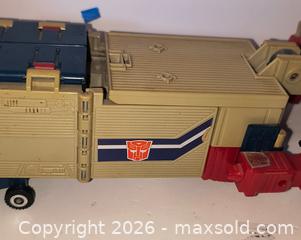 MaxSold Auction: RARE 1980s G1 Transformers "Optimus Prime" figure  - Ottawa (Ontario, Canada) SELLER MANAGED Downsizing Online Auction - Farmington Avenue