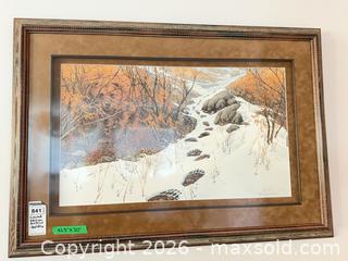 MaxSold Auction: Bev Doolittle Limited Edition Signed Framed Art Print - Saanich (British Columbia, Canada) PARTNER MANAGED Moving Online Auction - Valewood Trail