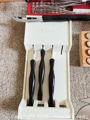 MaxSold Auction: Mixed Kitchen Utensils, Knife Sets, Flatware & Racks - Large Lot - Saanich (British Columbia, Canada) PARTNER MANAGED Moving Online Auction - Valewood Trail