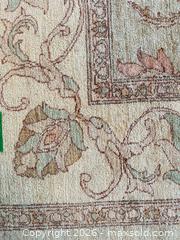 MaxSold Auction: Rectangular Traditional Floral Wool Area Rug 122” x 172” - Saanich (British Columbia, Canada) PARTNER MANAGED Moving Online Auction - Valewood Trail