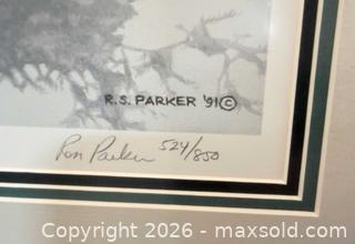 MaxSold Auction: Signed Limited Edition Ron Parker Framed Lithograph – Eagle & Landscape - Saanich (British Columbia, Canada) PARTNER MANAGED Moving Online Auction - Valewood Trail