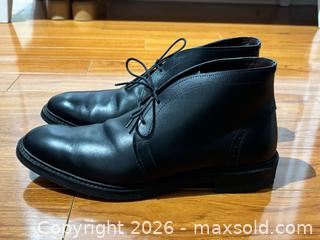 MaxSold Auction: Allen Edmonds Black Chukka Leather Boots - Size 10.5 - Mississauga (Ontario, Canada) SELLER MANAGED Downsizing Online Auction - Sherwood Mills Boulevard