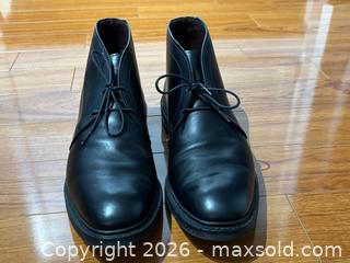 MaxSold Auction: Allen Edmonds Black Chukka Leather Boots - Size 10.5 - Mississauga (Ontario, Canada) SELLER MANAGED Downsizing Online Auction - Sherwood Mills Boulevard