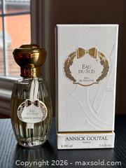MaxSold Auction: Annick Goutal Fragrance Eau Du Sud 100ml - Mississauga (Ontario, Canada) SELLER MANAGED Downsizing Online Auction - Sherwood Mills Boulevard