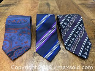 MaxSold Auction: Etro Silk Ties - Mississauga (Ontario, Canada) SELLER MANAGED Downsizing Online Auction - Sherwood Mills Boulevard