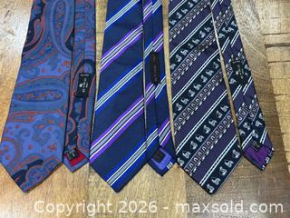 MaxSold Auction: Etro Silk Ties - Mississauga (Ontario, Canada) SELLER MANAGED Downsizing Online Auction - Sherwood Mills Boulevard