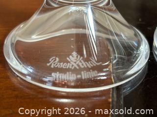 MaxSold Auction: Rosenthal Clarion set of 6 crystal champagne flutes - Mississauga (Ontario, Canada) SELLER MANAGED Downsizing Online Auction - Sherwood Mills Boulevard