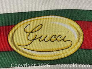 MaxSold Auction: Gucci Vintage Silk Scarf - Mississauga (Ontario, Canada) SELLER MANAGED Downsizing Online Auction - Sherwood Mills Boulevard