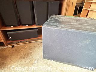 MaxSold Auction: B&W ASW1000 Powered Subwoofer & Satellite 5.1 Speaker Set - Vaughan (Ontario, Canada) SELLER MANAGED Downsizing Online Auction - Faye Court