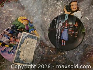 MaxSold Auction: 2 Small Bradford Exchange The Wizard of Oz Limited Edition Decorative Plates - Hamilton (Ontario, Canada) SELLER MANAGED Estate Sale Online Auction - East 35th Street
