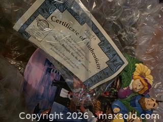 MaxSold Auction: 2 Small Bradford Exchange The Wizard of Oz Limited Edition Decorative Plates - Hamilton (Ontario, Canada) SELLER MANAGED Estate Sale Online Auction - East 35th Street