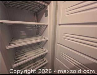 MaxSold Auction: Danby White Upright Freezer 7.1 cu. ft 64x21x21 DUF071A3WDB - Hamilton (Ontario, Canada) SELLER MANAGED Estate Sale Online Auction - East 35th Street