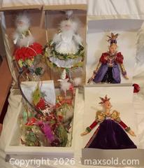 MaxSold Auction:  Dept 56 Christmas Krinkles figurines / ornaments / royal / fairy / queen - Hamilton (Ontario, Canada) SELLER MANAGED Estate Sale Online Auction - East 35th Street