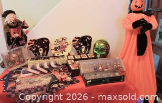 MaxSold Auction: Halloween Friday the 13th Glass Ornaments - Hamilton (Ontario, Canada) SELLER MANAGED Estate Sale Online Auction - East 35th Street