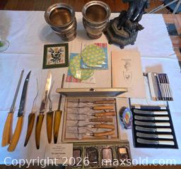 MaxSold Auction: Lot Mixed Vintage Mid-Century Serving Sets  - Hamilton (Ontario, Canada) SELLER MANAGED Estate Sale Online Auction - East 35th Street