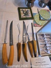 MaxSold Auction: Lot Mixed Vintage Mid-Century Serving Sets  - Hamilton (Ontario, Canada) SELLER MANAGED Estate Sale Online Auction - East 35th Street