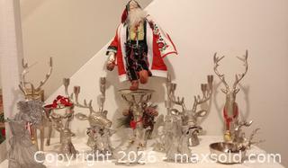 MaxSold Auction: Mixed Holiday/Christmas Pewter Silver Metal Decor Assortment - Hamilton (Ontario, Canada) SELLER MANAGED Estate Sale Online Auction - East 35th Street
