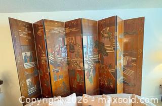 MaxSold Auction: 8-Panel Asian (Chinese) Folding Screen Room Divider, 82 x 128 in - Toronto (Ontario, Canada) Estate Sale Online Auction - Spring Garden Avenue (CONDO)