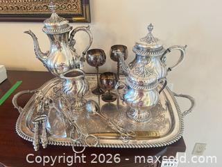 MaxSold Auction: Silver-Plated Victorian/Rococo Tea & Coffee Service with Tray B - Toronto (Ontario, Canada) Estate Sale Online Auction - Spring Garden Avenue (CONDO)