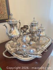 MaxSold Auction: Silver-Plated Victorian/Rococo Tea & Coffee Service with Tray B - Toronto (Ontario, Canada) Estate Sale Online Auction - Spring Garden Avenue (CONDO)
