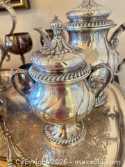 MaxSold Auction: Silver-Plated Victorian/Rococo Tea & Coffee Service with Tray B - Toronto (Ontario, Canada) Estate Sale Online Auction - Spring Garden Avenue (CONDO)