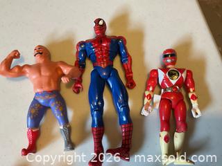 MaxSold Auction: Basket Of Superheroes  And Wrestlers - Janetville (Ontario, Canada) SELLER MANAGED Charity/Fundraising Online Auction - Janetville Road