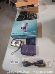 MaxSold Auction: Two Canon digital cameras with cases, boxes and instructions  - Janetville (Ontario, Canada) SELLER MANAGED Charity/Fundraising Online Auction - Janetville Road