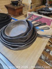 MaxSold Auction: Cast Iron Skillet Set, Multiple Sizes (4–6) B - Catasauqua (Pennsylvania, USA) Estate Sale Online Auction - American Street