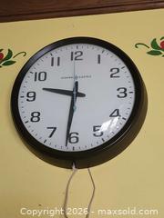 MaxSold Auction: General Electric Vintage Black Wall Clock, Electric Corded B - Catasauqua (Pennsylvania, USA) Estate Sale Online Auction - American Street