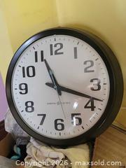 MaxSold Auction: General Electric Vintage Black Wall Clock, Electric Corded B - Catasauqua (Pennsylvania, USA) Estate Sale Online Auction - American Street