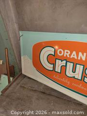 MaxSold Auction: Orange Crush Cans, and Metal Advertising Sign B - Catasauqua (Pennsylvania, USA) Estate Sale Online Auction - American Street