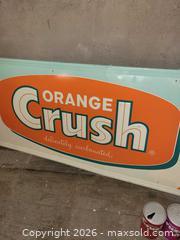 MaxSold Auction: Orange Crush Cans, and Metal Advertising Sign B - Catasauqua (Pennsylvania, USA) Estate Sale Online Auction - American Street
