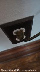 MaxSold Auction: Pink Fabric Shade Hanging Light Pendant with Glass Finial B - Catasauqua (Pennsylvania, USA) Estate Sale Online Auction - American Street