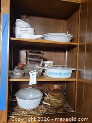 MaxSold Auction: Pyrex / Corning Mixed Glass, Ceramic & Wood Bowl Collection B - Catasauqua (Pennsylvania, USA) Estate Sale Online Auction - American Street