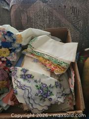 MaxSold Auction: Vintage Assorted Linens, Doilies & Handkerchiefs Collection A - Catasauqua (Pennsylvania, USA) Estate Sale Online Auction - American Street