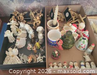 MaxSold Auction: Vintage Holiday  Ornaments, Figurines & Candle Holders A - Catasauqua (Pennsylvania, USA) Estate Sale Online Auction - American Street