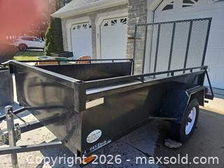 MaxSold Auction: Advantage Trailer Steel Utility Trailer, Single Axle, Black - Prince Edward (Ontario, Canada) PARTNER MANAGED Moving Online Auction - County Road 7