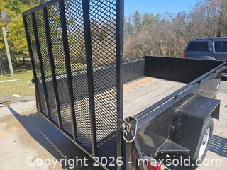 MaxSold Auction: Advantage Trailer Steel Utility Trailer, Single Axle, Black - Prince Edward (Ontario, Canada) PARTNER MANAGED Moving Online Auction - County Road 7