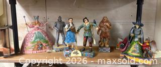 MaxSold Auction: 6 Jim Shore Wizard of Oz resin figurines - Easton (Massachusetts, USA) SELLER MANAGED Commercial Liquidation Online Auction - Belmont Street
