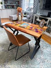 MaxSold Auction: Epoxy Resin Desk & chair - Easton (Massachusetts, USA) SELLER MANAGED Commercial Liquidation Online Auction - Belmont Street